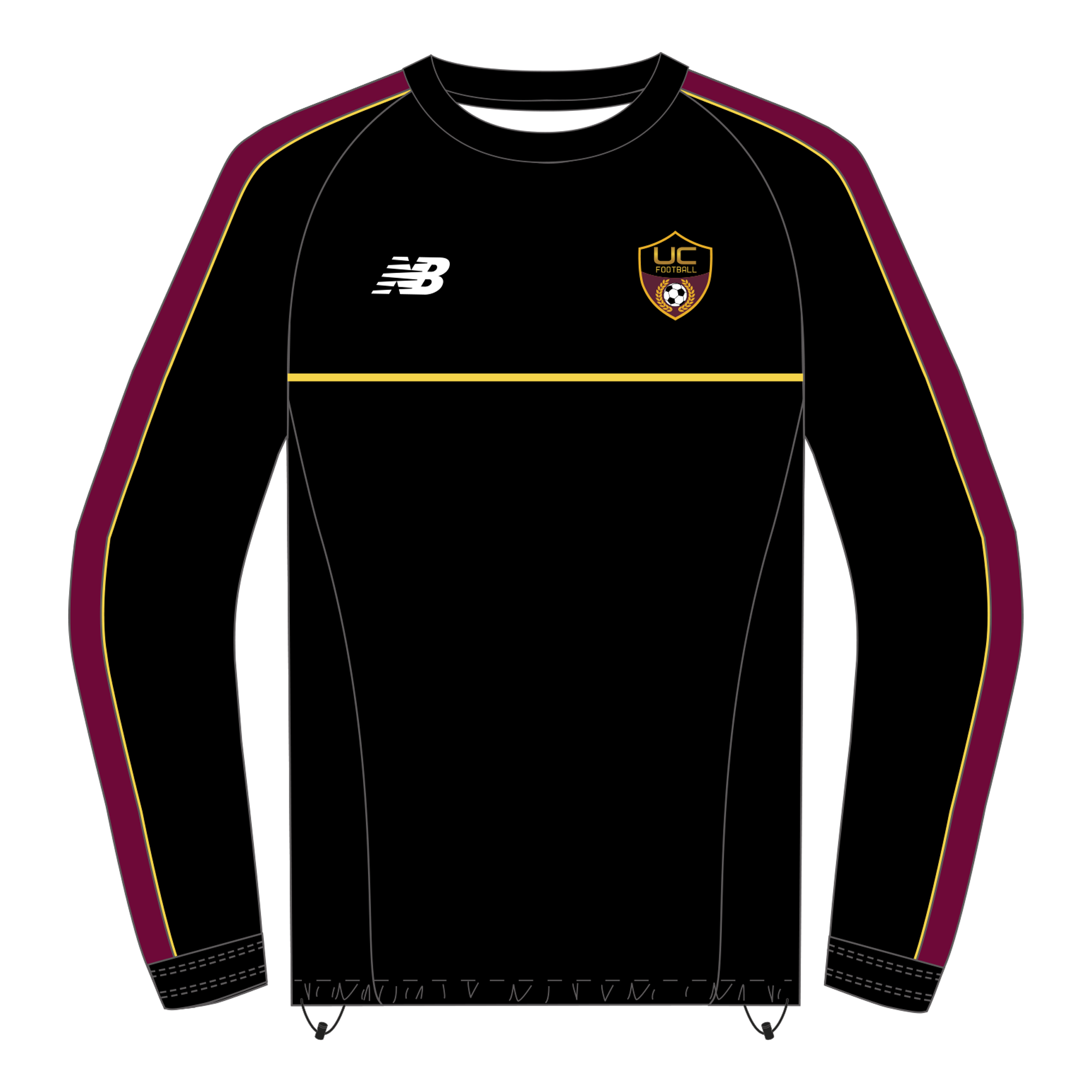 UC Football | Warm Up Top LS - Unisex