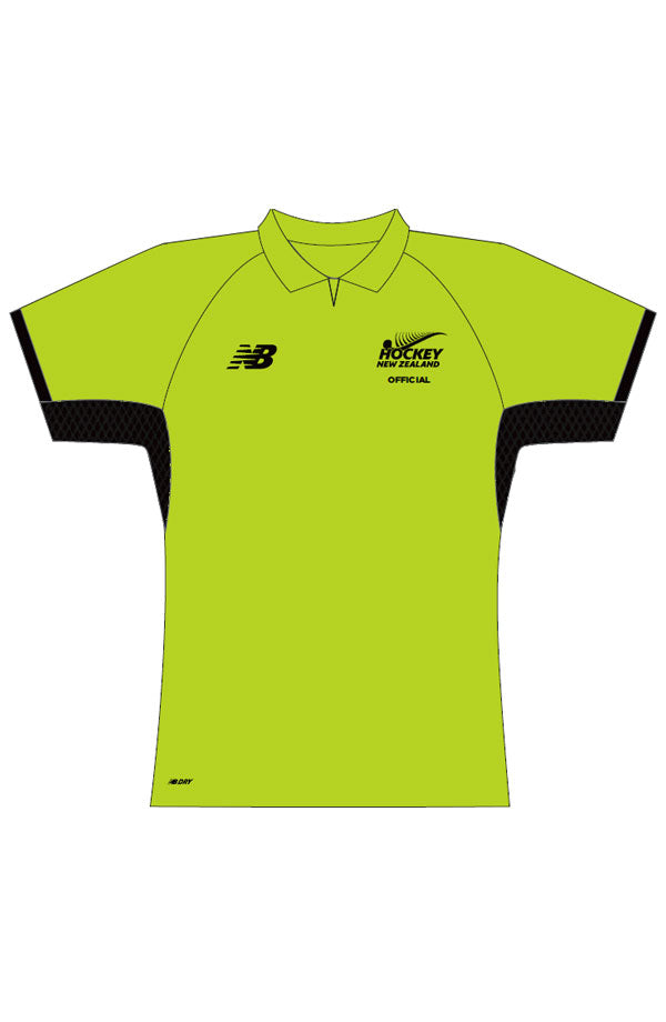 NZ Hockey Womens Officials Top - Lime