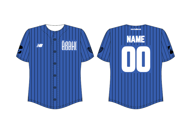 ARAHI UNISEX BASEBALL JERSEY