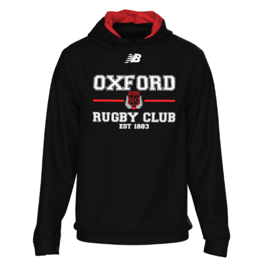 Oxford RFC | Cotton Hoodie with Embroided Logos - Adult