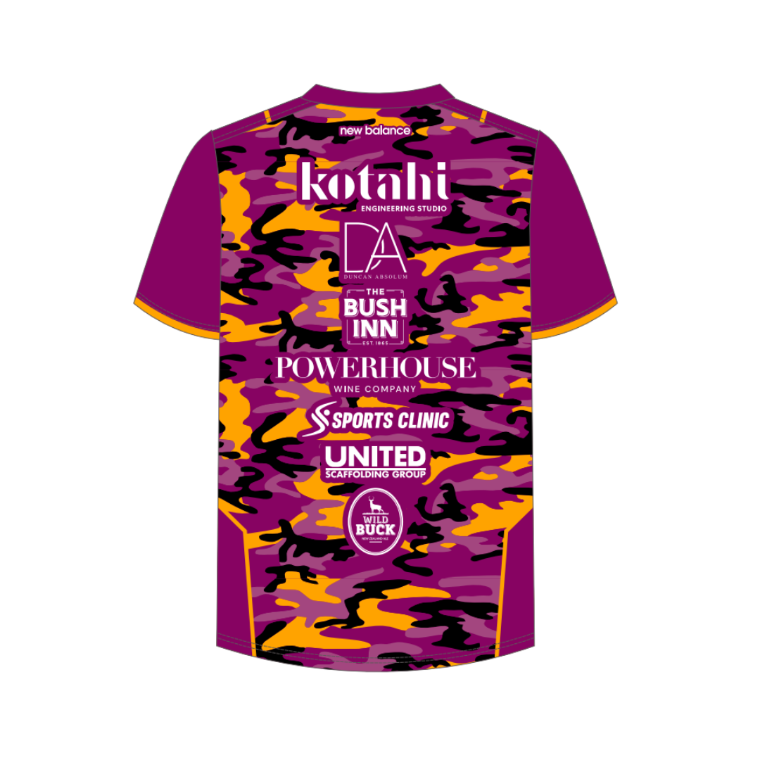 UC Rugby Mens Warm Up Tee - Maroon Camo