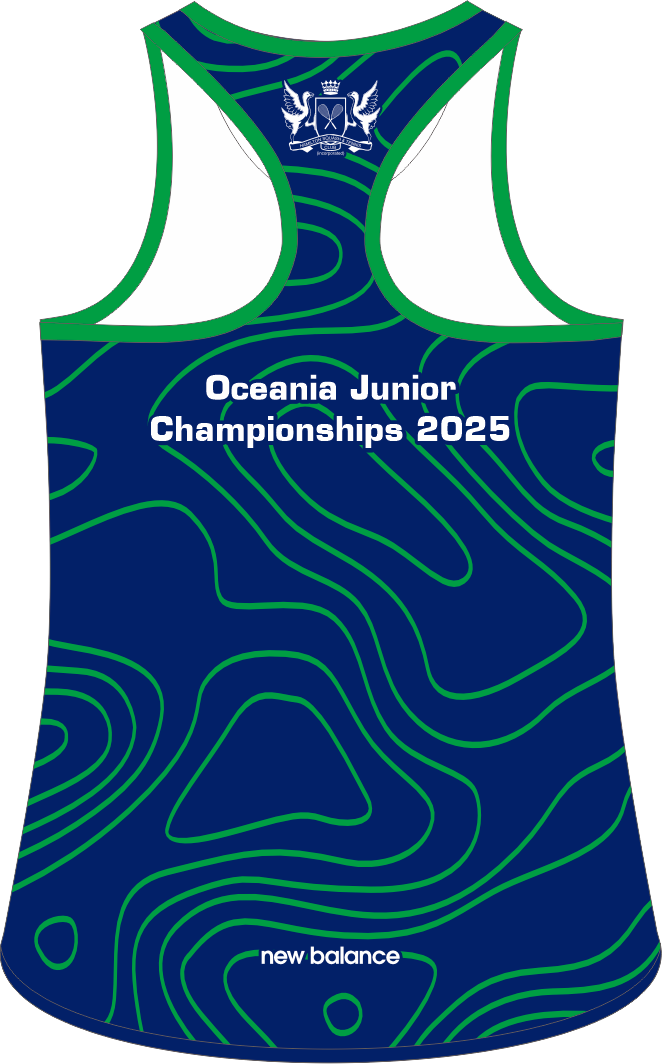 OCEANIA JUNIORS PLAYING SINGLET - FITTED SPEC