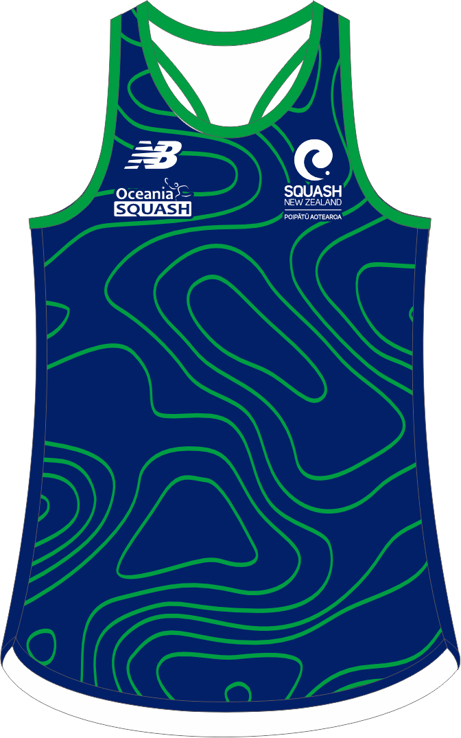 OCEANIA JUNIORS PLAYING SINGLET - FITTED SPEC