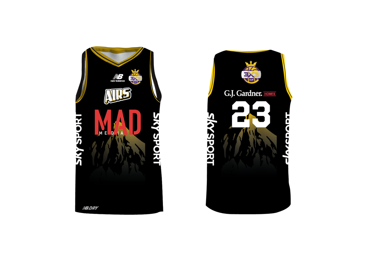 Taranaki Airs | 3x3 Home Singlet – Belgravia Apparel | Sports - NZ