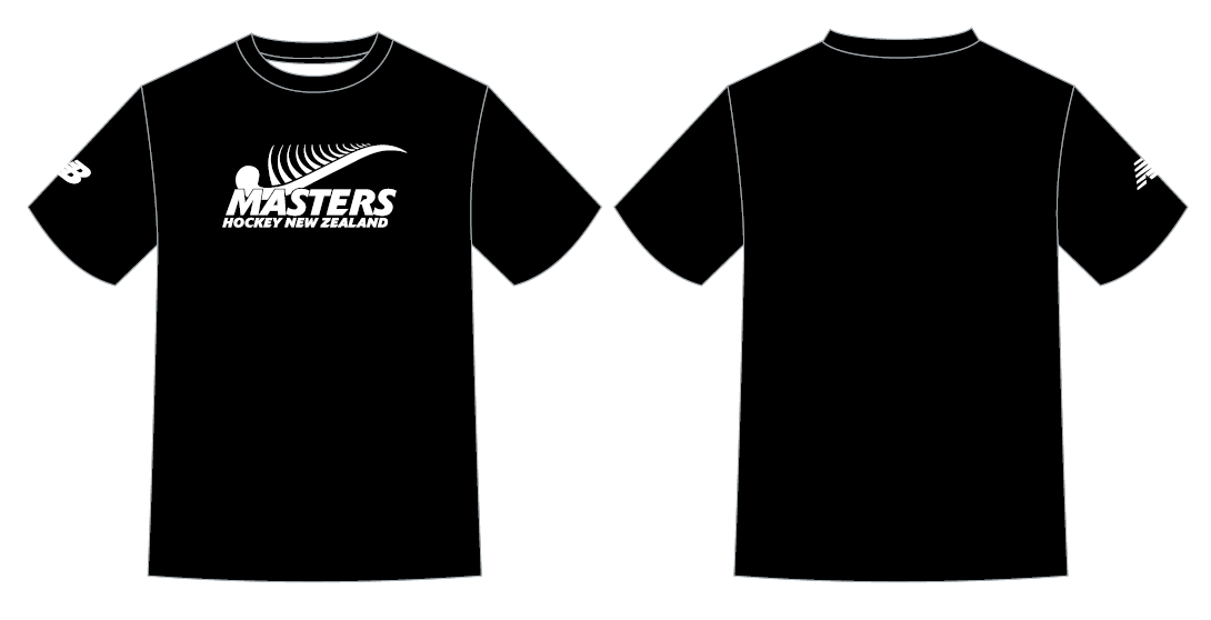 Masters Unisex Casual Tee - Black