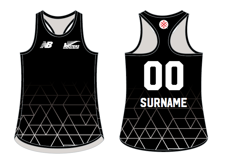 Masters Womens Singlet - Black