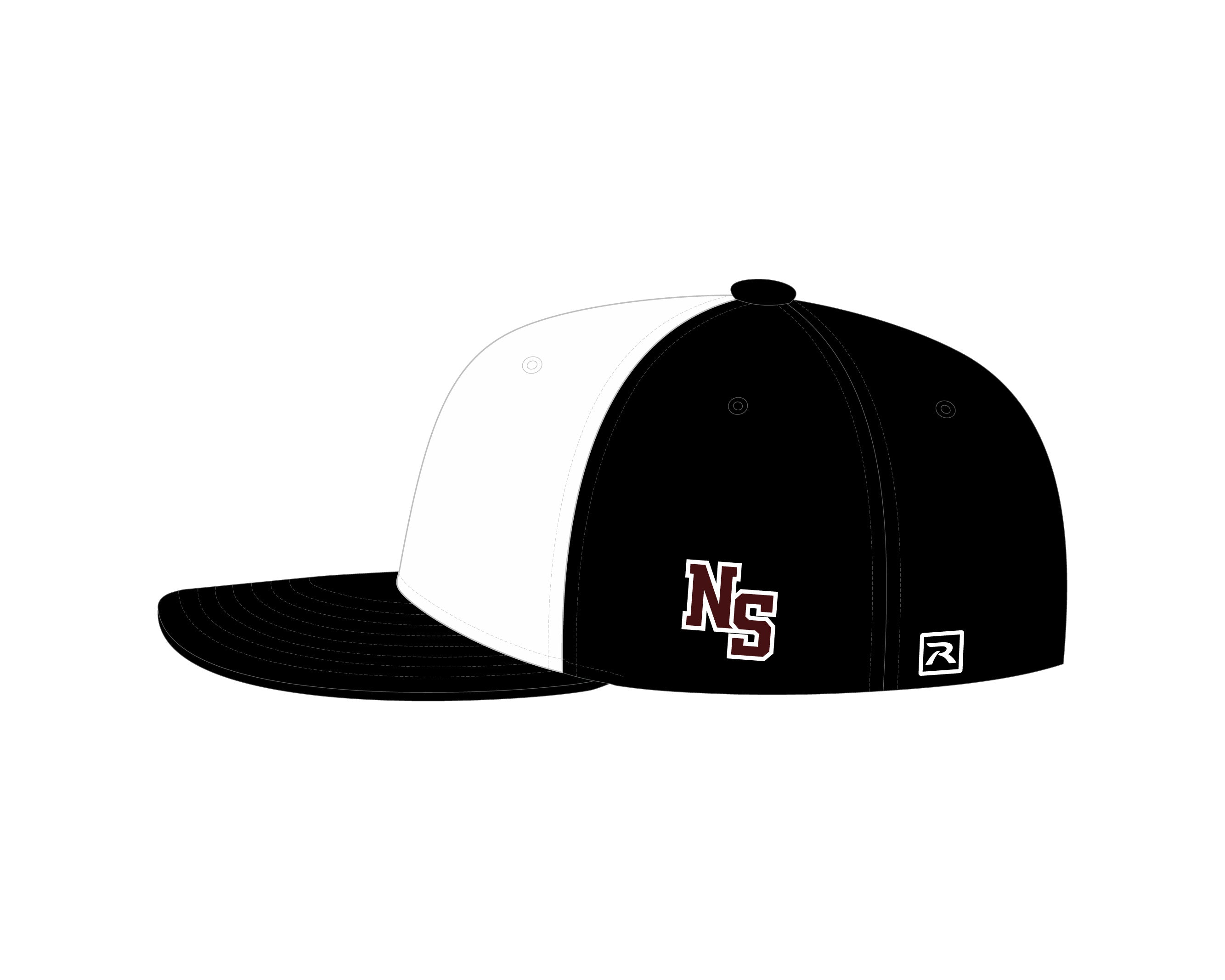 North Shore Baseball | Richardson Adults Cap - White/Black