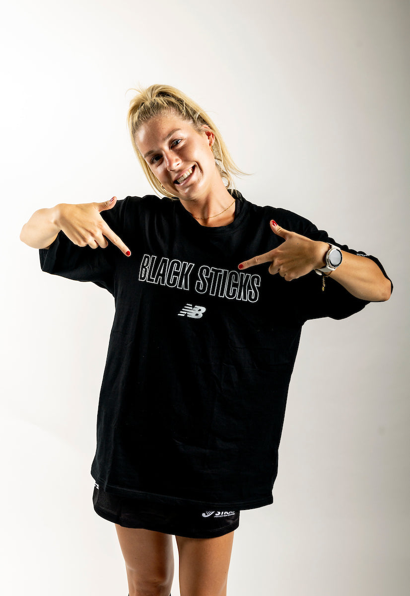 NEW Black Sticks NB Hockey Relaxed Fit Cotton Tee 2025/26 - Adult Unisex