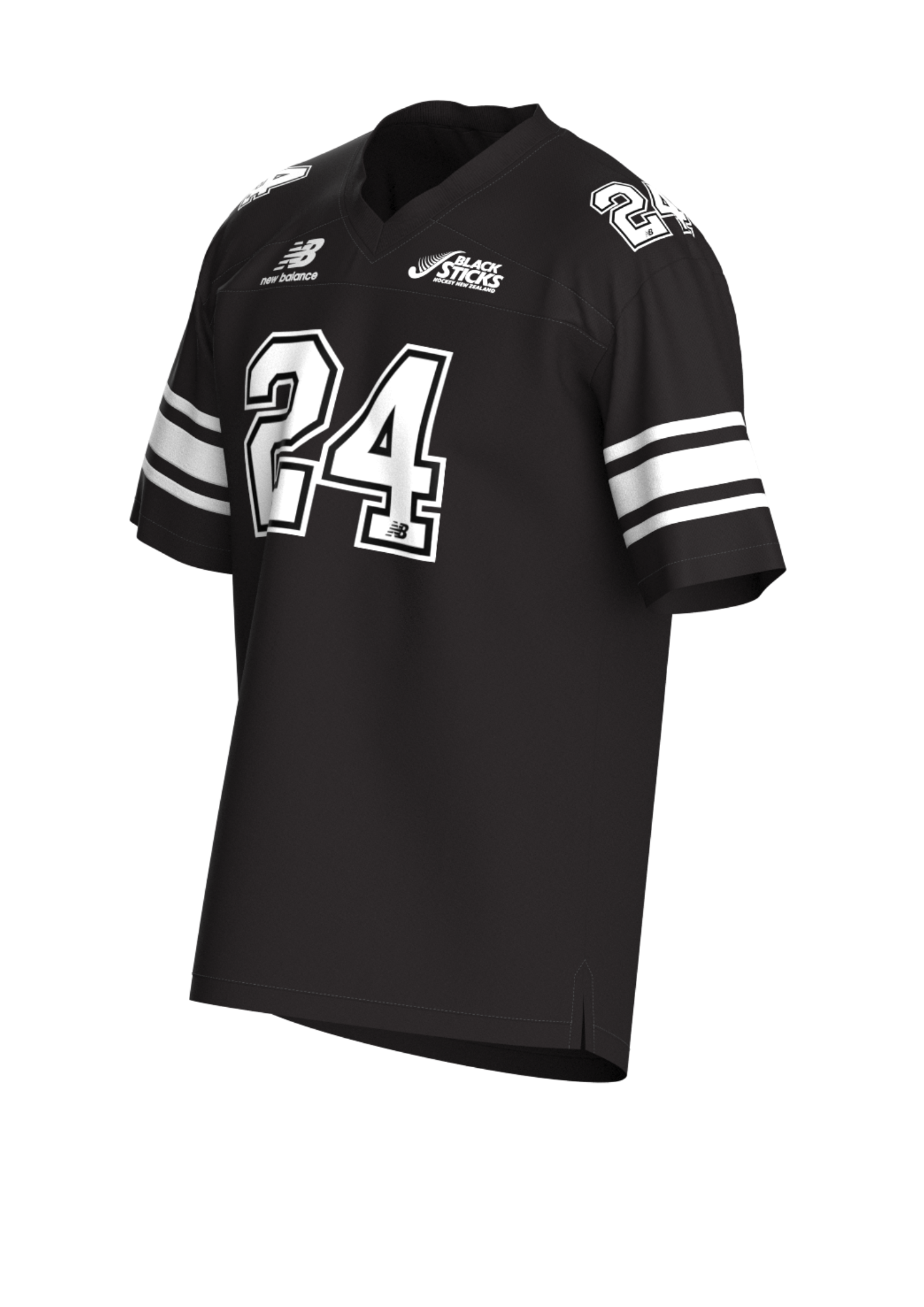 Black Sticks Gridiron Style Top - Unisex