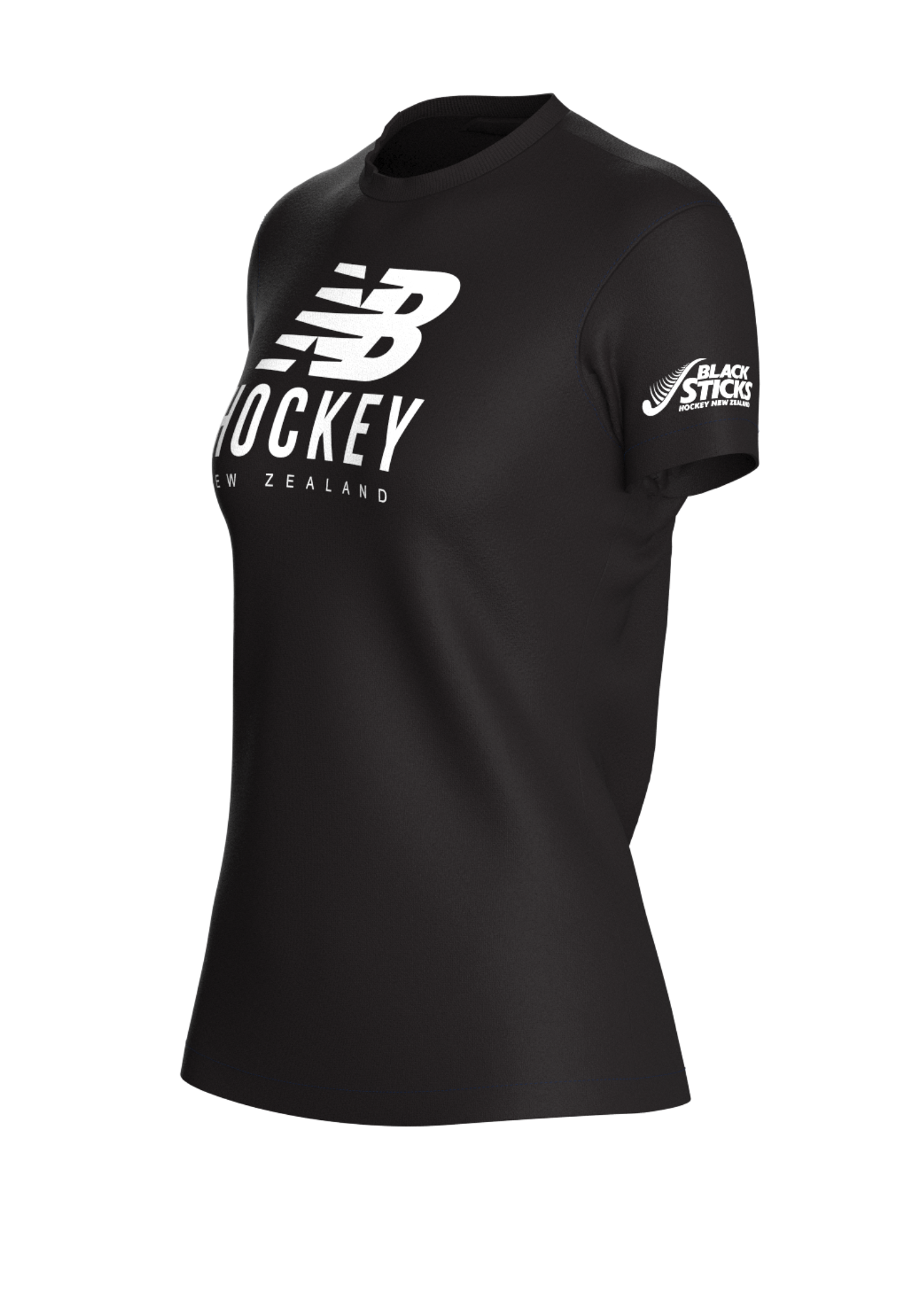 Black Sticks NB Hockey Cotton Tee 2024 - Womens