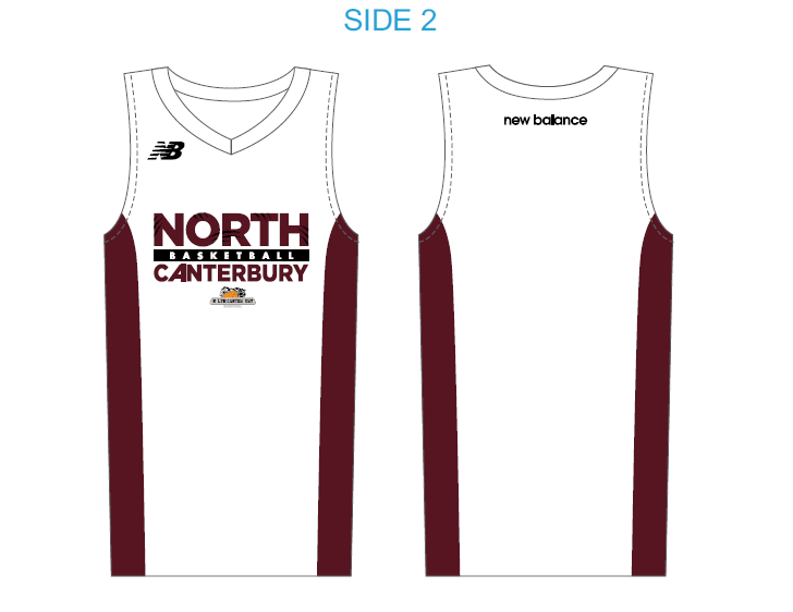 NTH CANTERBURY - REVERSIBLE BASKETBALL SINGLET