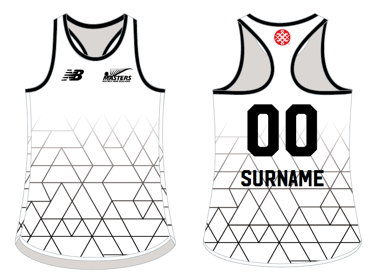 Masters Womens Singlet - White